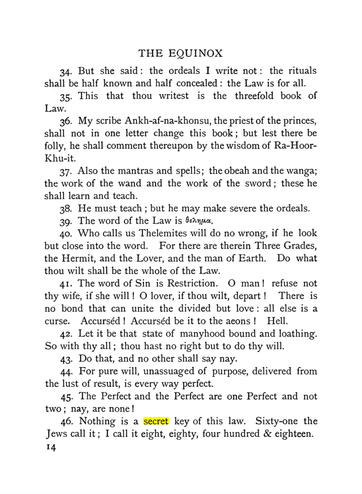 Original scan of The Equinox (Volume I, Number X), PDF page 54