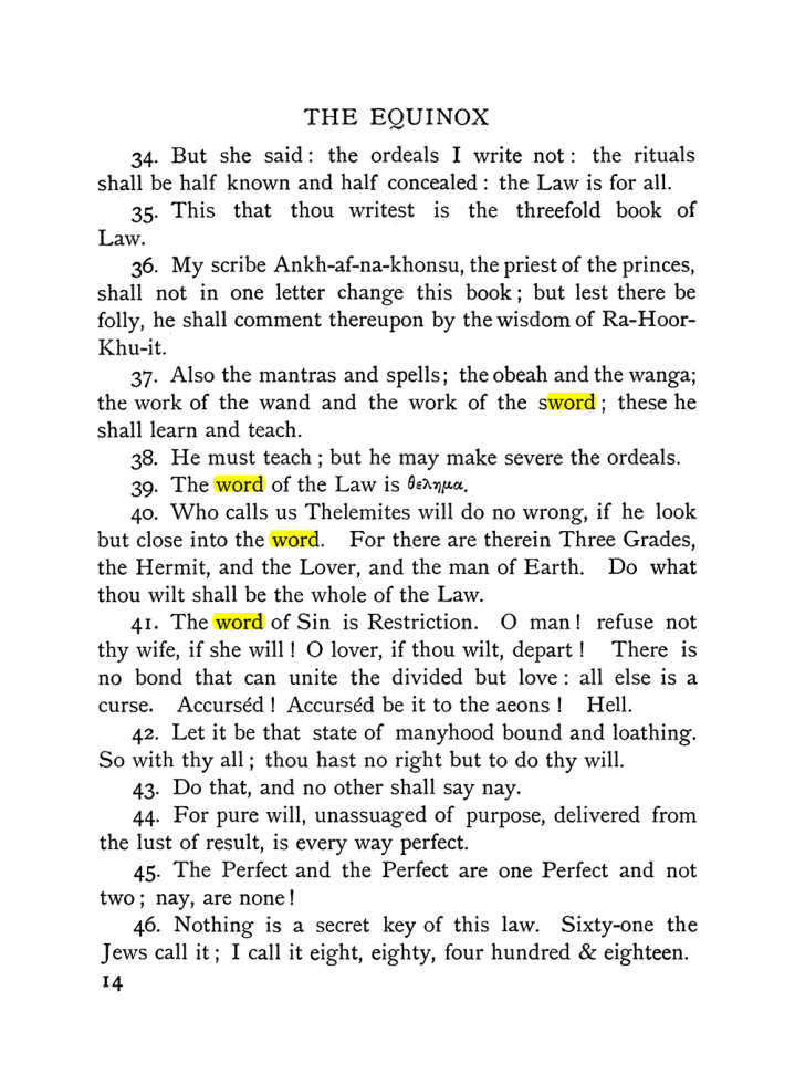 Original scan of The Equinox (Volume I, Number X), PDF page 54
