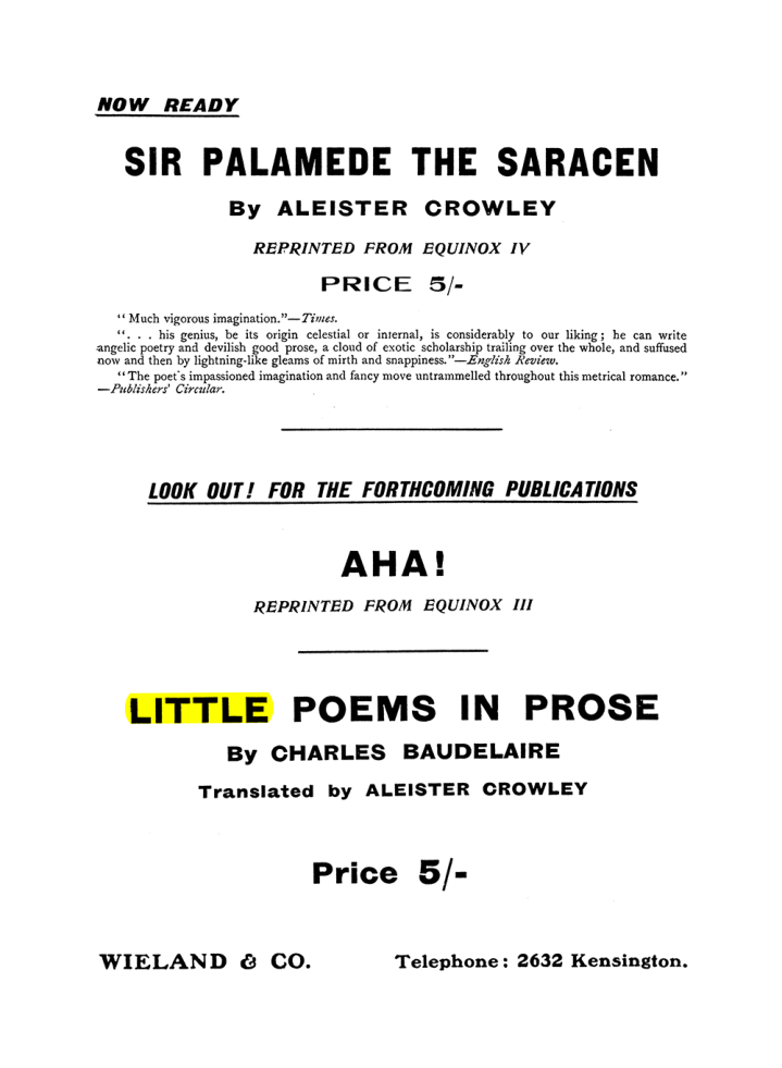 Original scan of The Equinox (Volume I, Number X), PDF page 591