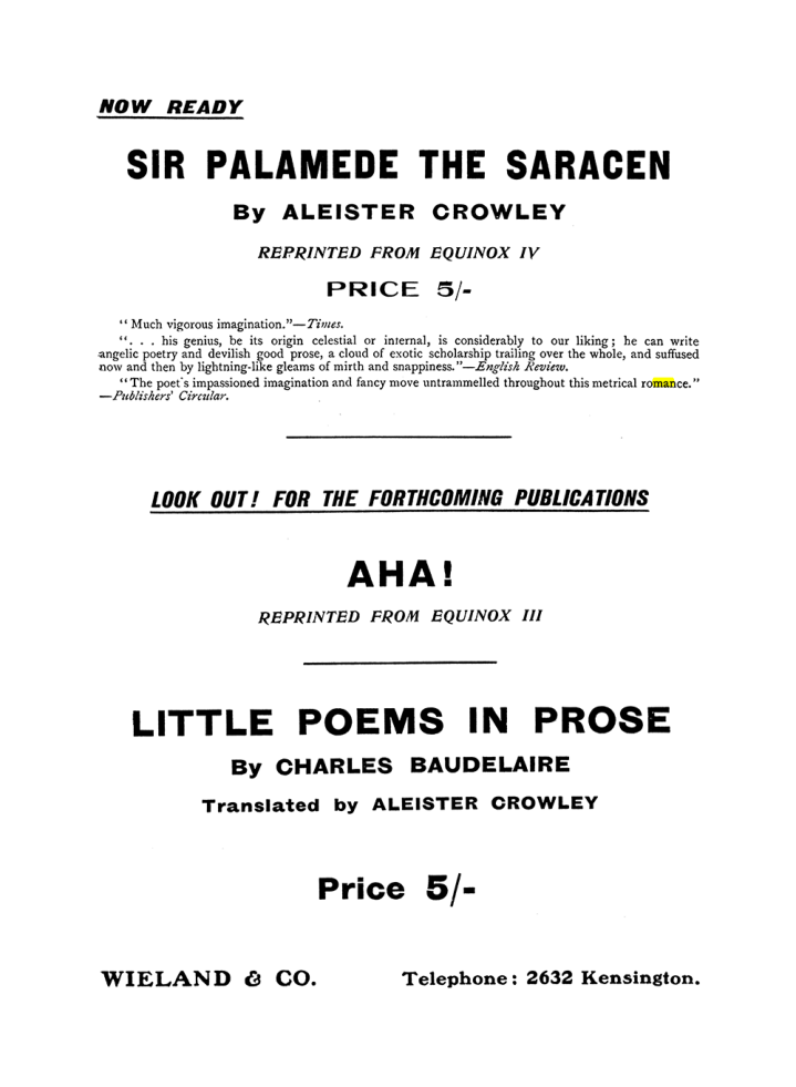 Original scan of The Equinox (Volume I, Number X), PDF page 591