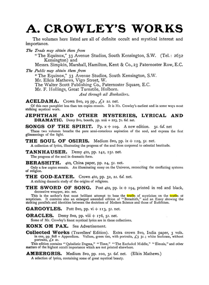 Original scan of The Equinox (Volume I, Number X), PDF page 596