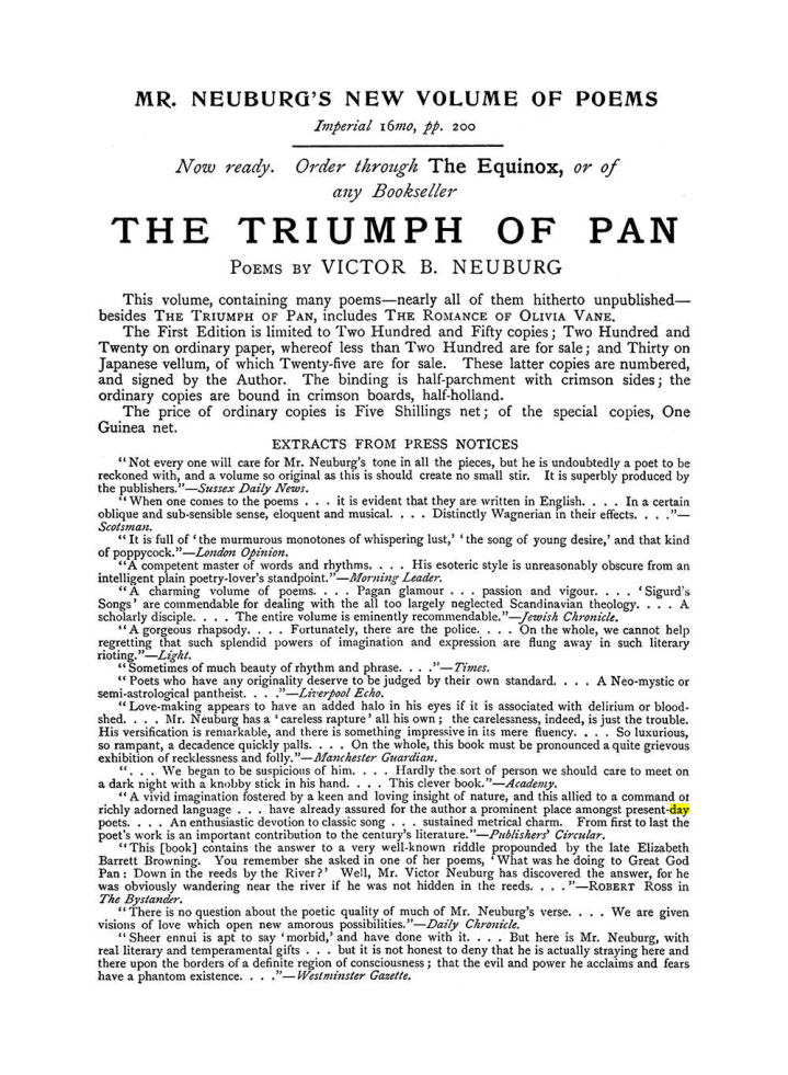 Original scan of The Equinox (Volume I, Number X), PDF page 599