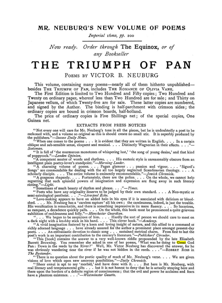 Original scan of The Equinox (Volume I, Number X), PDF page 599