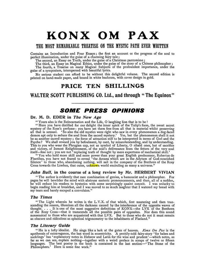 Original scan of The Equinox (Volume I, Number X), PDF page 602