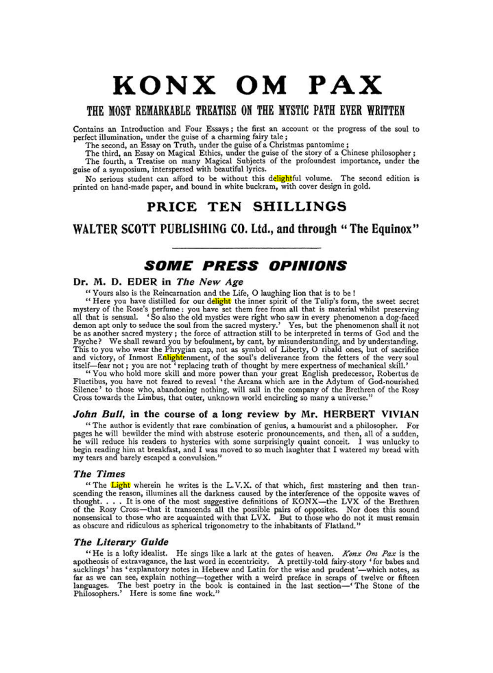 Original scan of The Equinox (Volume I, Number X), PDF page 602