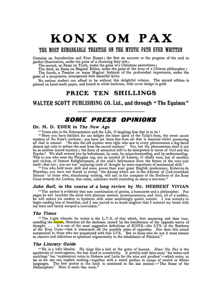 Original scan of The Equinox (Volume I, Number X), PDF page 602