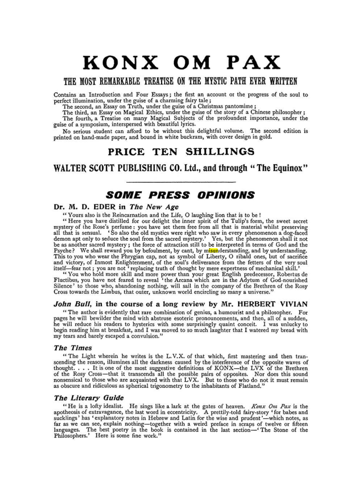 Original scan of The Equinox (Volume I, Number X), PDF page 602