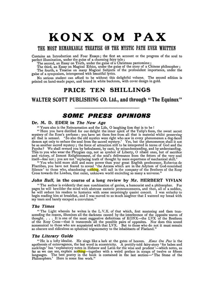 Original scan of The Equinox (Volume I, Number X), PDF page 602