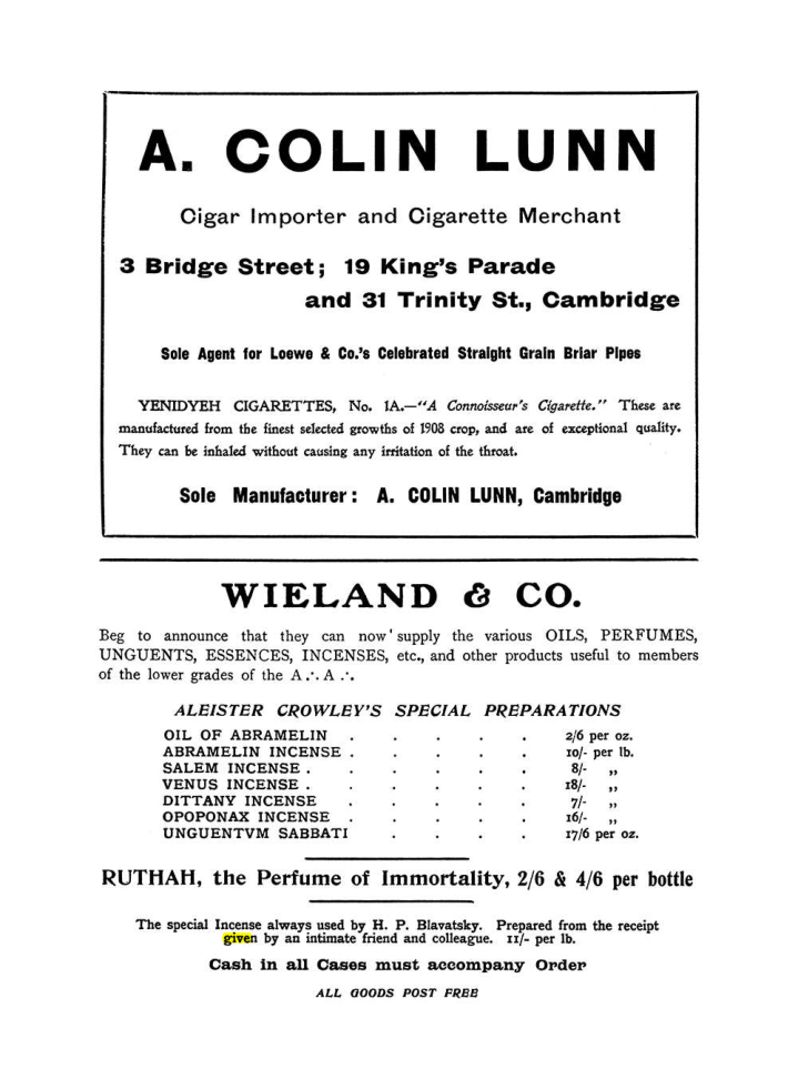 Original scan of The Equinox (Volume I, Number X), PDF page 607