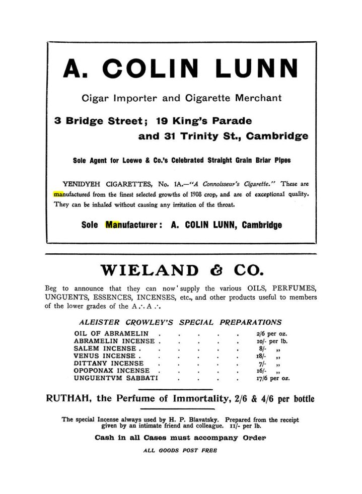 Original scan of The Equinox (Volume I, Number X), PDF page 607
