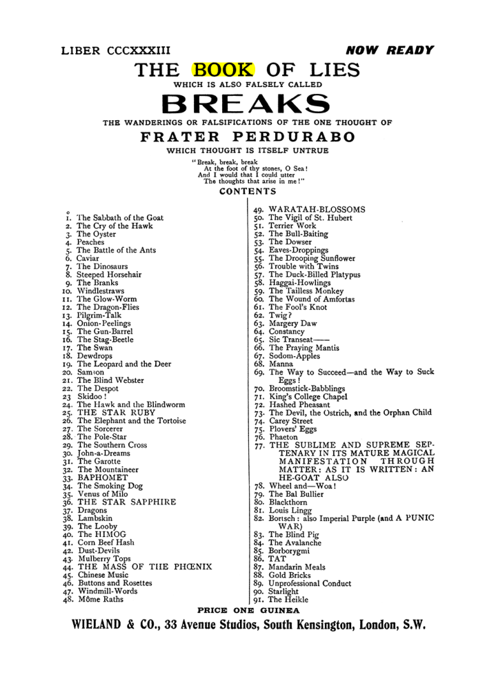 Original scan of The Equinox (Volume I, Number X), PDF page 609