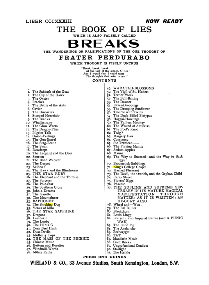 Original scan of The Equinox (Volume I, Number X), PDF page 609