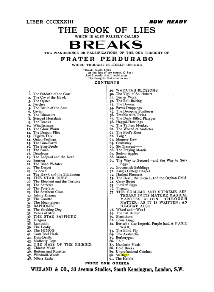 Original scan of The Equinox (Volume I, Number X), PDF page 609