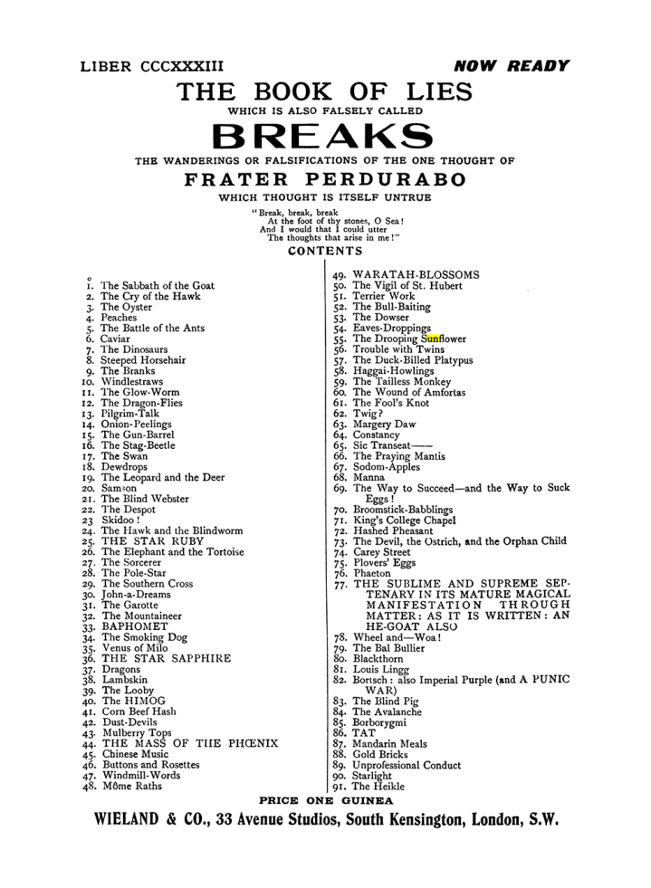 Original scan of The Equinox (Volume I, Number X), PDF page 609