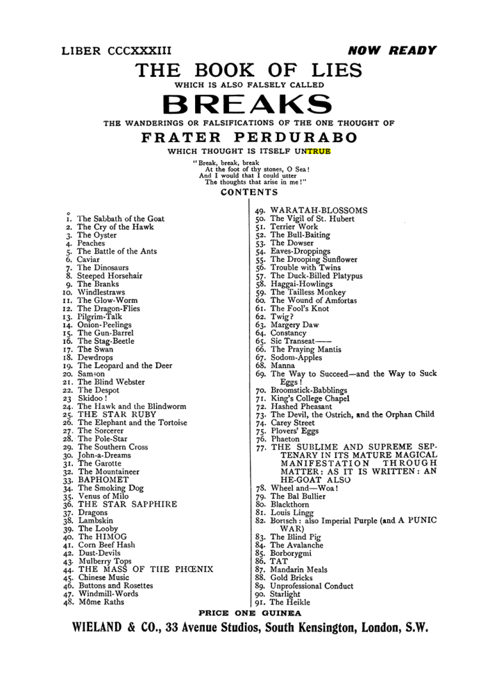 Original scan of The Equinox (Volume I, Number X), PDF page 609
