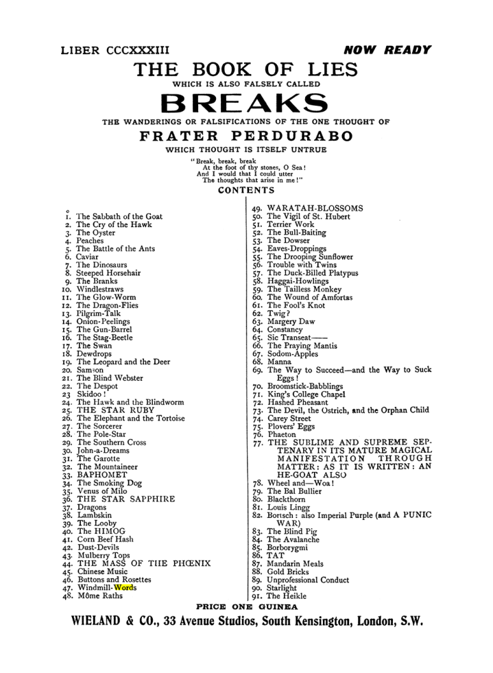 Original scan of The Equinox (Volume I, Number X), PDF page 609