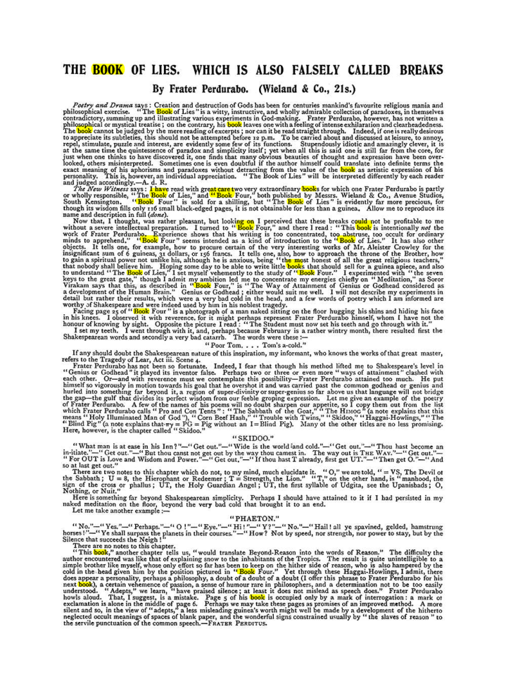 Original scan of The Equinox (Volume I, Number X), PDF page 610