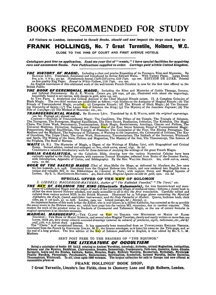Original scan of The Equinox (Volume I, Number X), PDF page 612