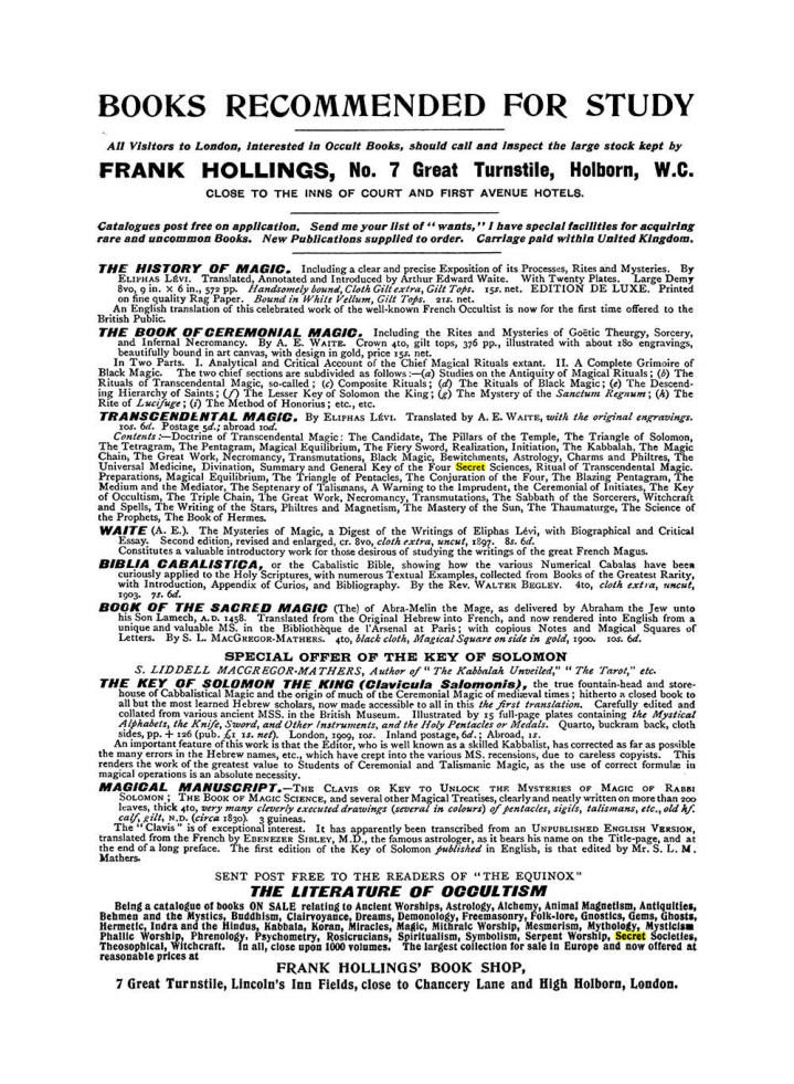 Original scan of The Equinox (Volume I, Number X), PDF page 612