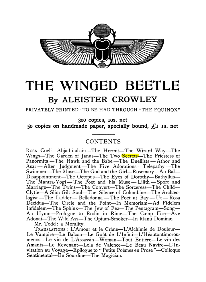 Original scan of The Equinox (Volume I, Number X), PDF page 613