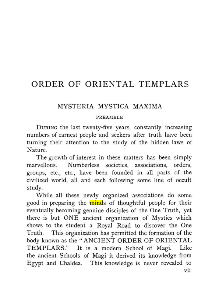Original scan of The Equinox (Volume I, Number X), PDF page 7
