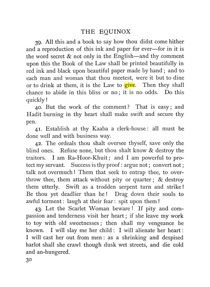 Original scan of The Equinox (Volume I, Number X), PDF page 70