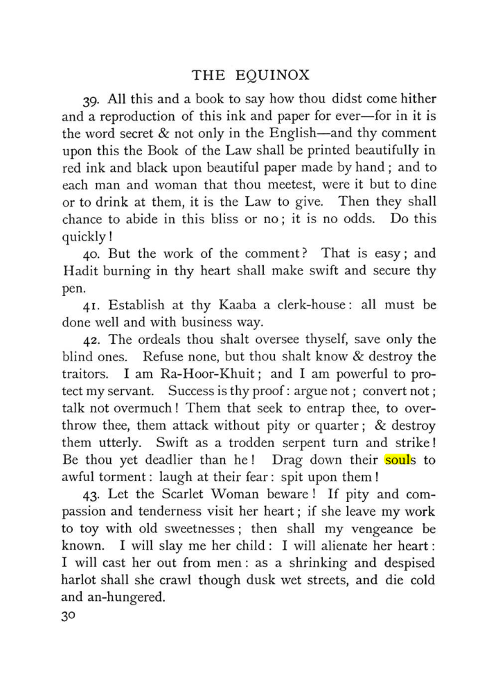 Original scan of The Equinox (Volume I, Number X), PDF page 70