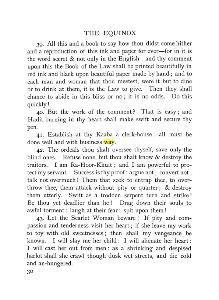 Original scan of The Equinox (Volume I, Number X), PDF page 70