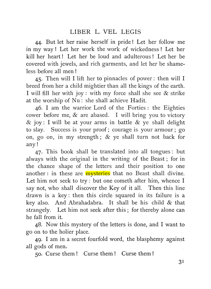 Original scan of The Equinox (Volume I, Number X), PDF page 71