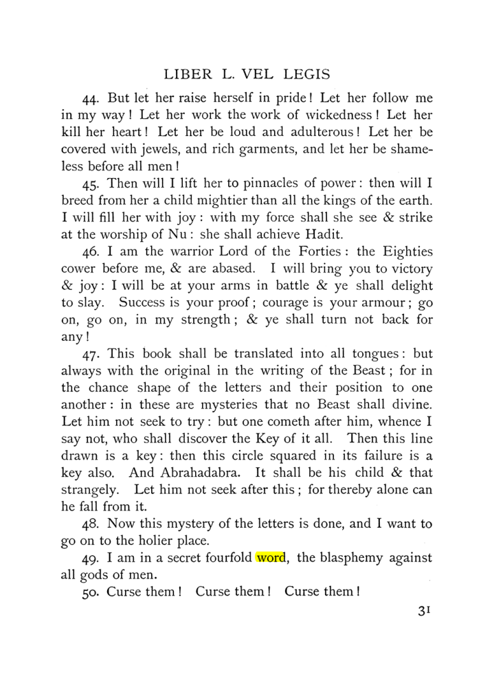 Original scan of The Equinox (Volume I, Number X), PDF page 71