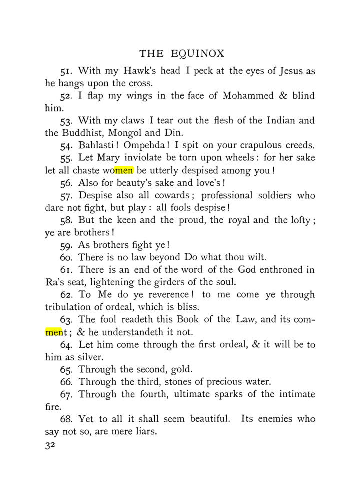 Original scan of The Equinox (Volume I, Number X), PDF page 72