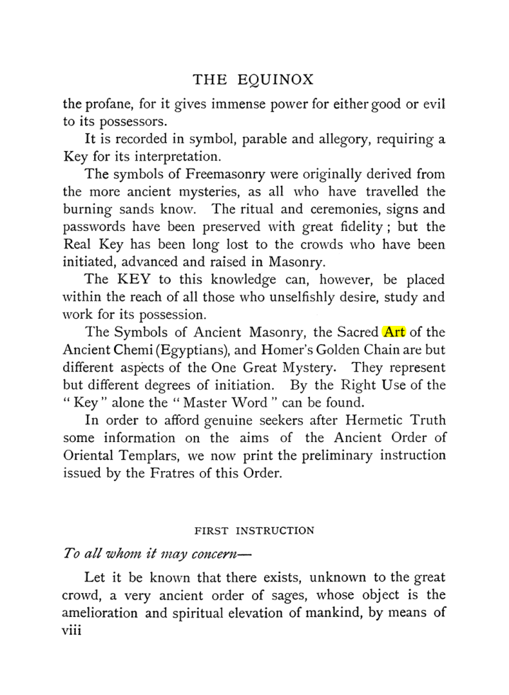 Original scan of The Equinox (Volume I, Number X), PDF page 8