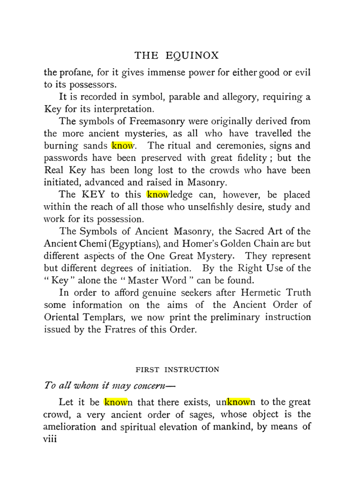 Original scan of The Equinox (Volume I, Number X), PDF page 8