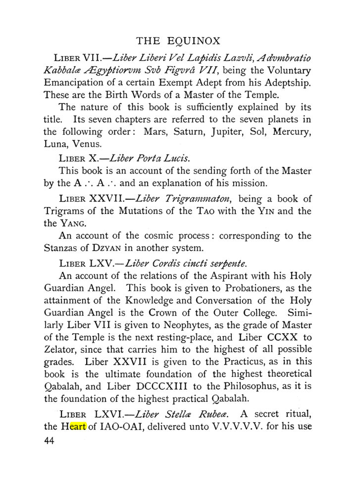 Original scan of The Equinox (Volume I, Number X), PDF page 84