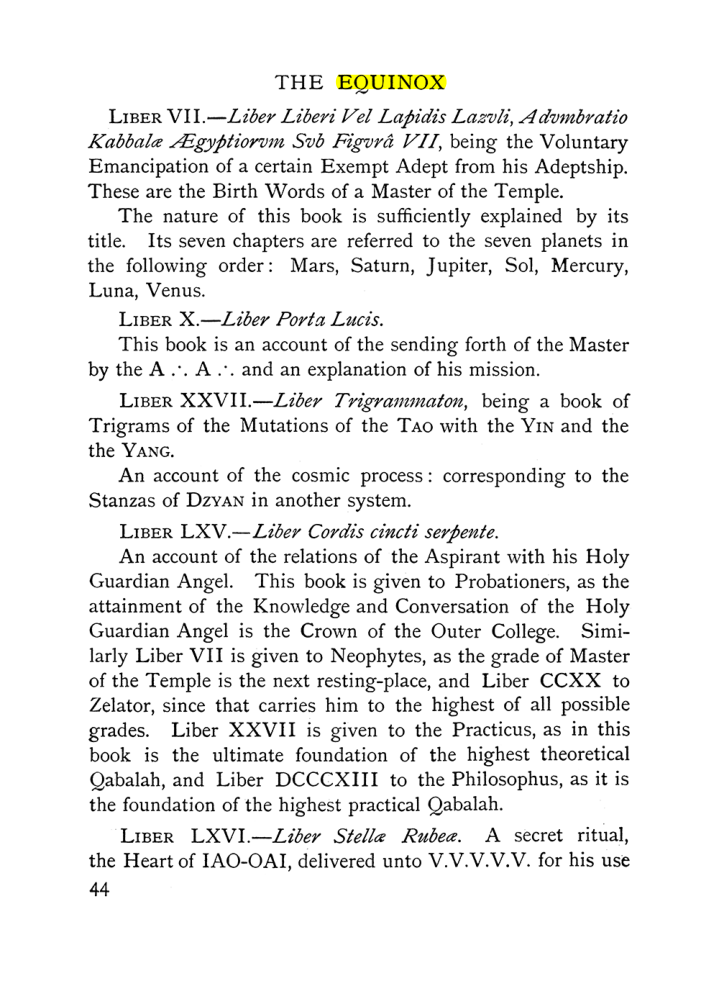 Original scan of The Equinox (Volume I, Number X), PDF page 84