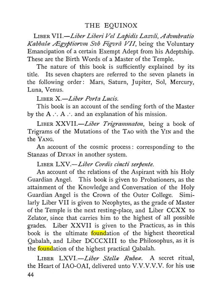 Original scan of The Equinox (Volume I, Number X), PDF page 84