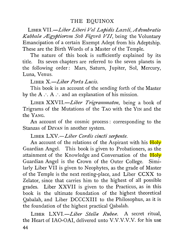 Original scan of The Equinox (Volume I, Number X), PDF page 84