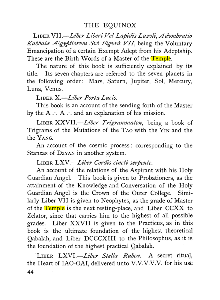 Original scan of The Equinox (Volume I, Number X), PDF page 84