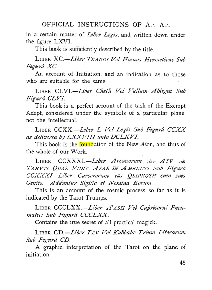 Original scan of The Equinox (Volume I, Number X), PDF page 85