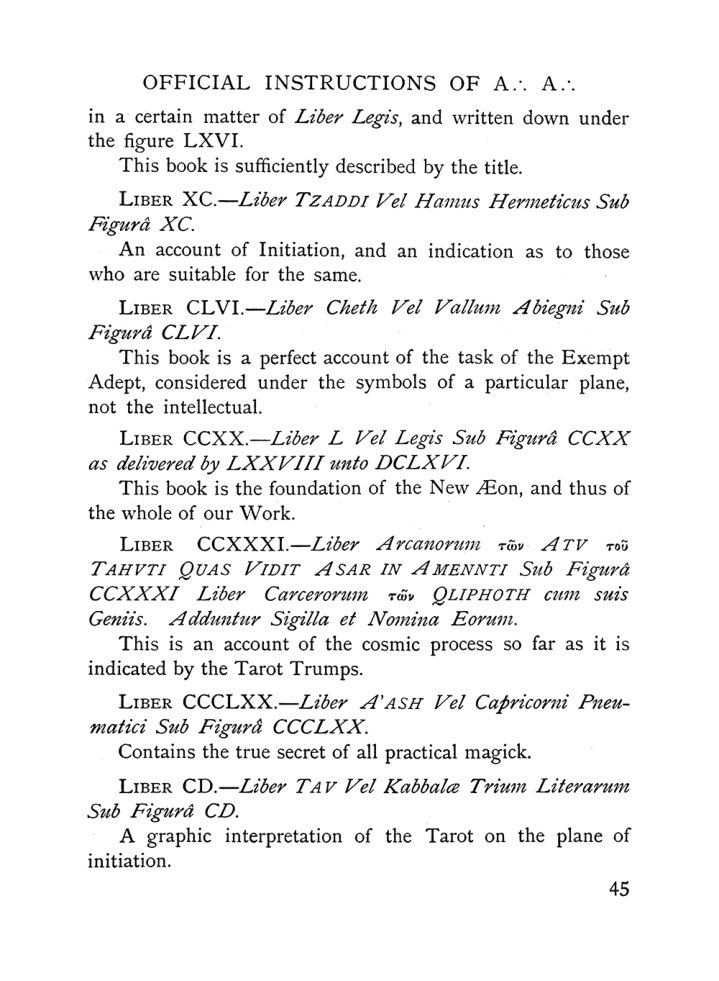 Original scan of The Equinox (Volume I, Number X), PDF page 85
