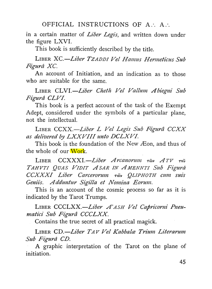 Original scan of The Equinox (Volume I, Number X), PDF page 85