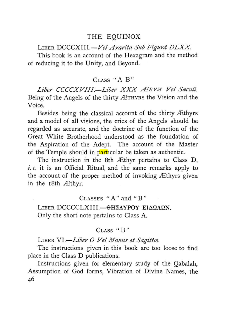 Original scan of The Equinox (Volume I, Number X), PDF page 86