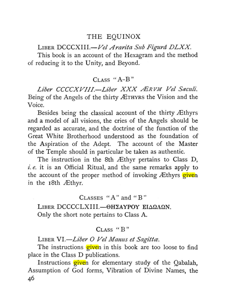 Original scan of The Equinox (Volume I, Number X), PDF page 86