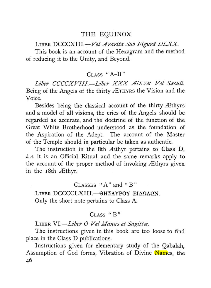 Original scan of The Equinox (Volume I, Number X), PDF page 86