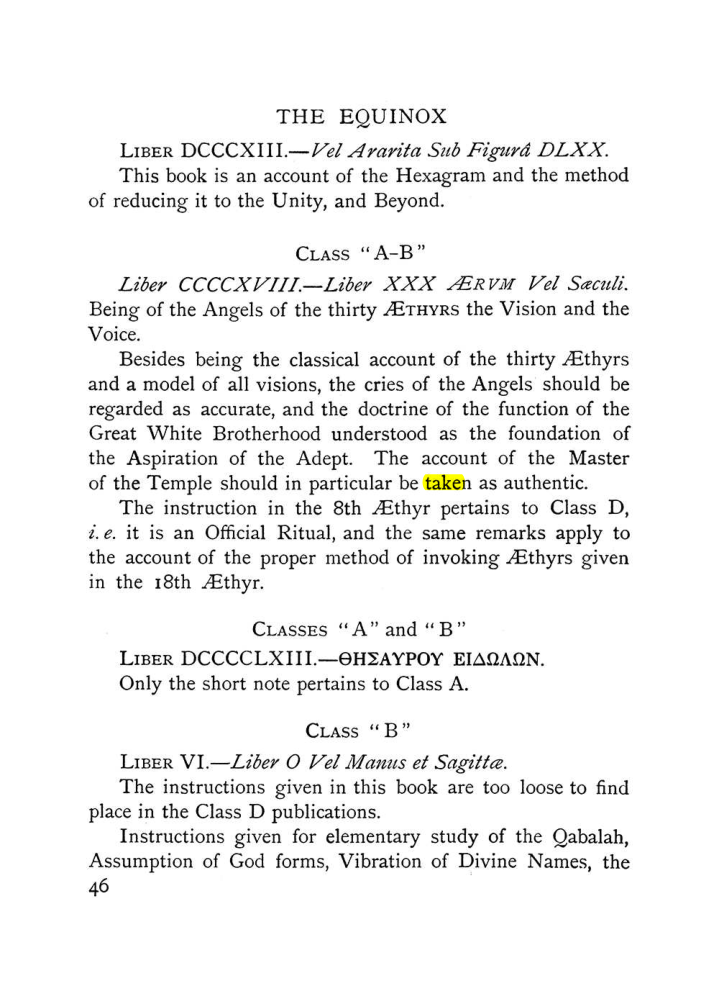 Original scan of The Equinox (Volume I, Number X), PDF page 86