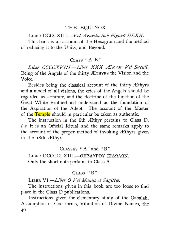 Original scan of The Equinox (Volume I, Number X), PDF page 86
