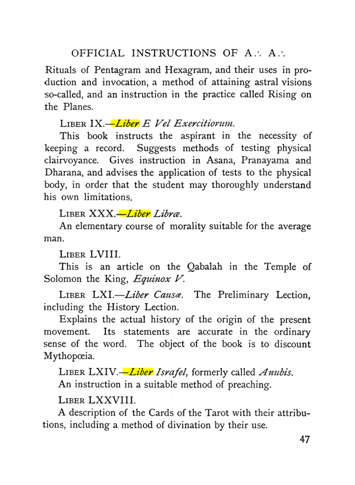 Original scan of The Equinox (Volume I, Number X), PDF page 87