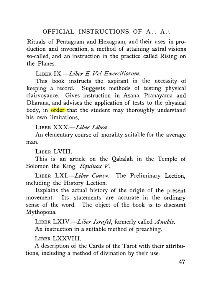 Original scan of The Equinox (Volume I, Number X), PDF page 87