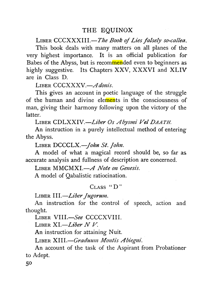 Original scan of The Equinox (Volume I, Number X), PDF page 90