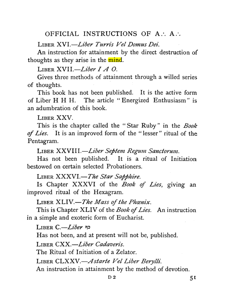 Original scan of The Equinox (Volume I, Number X), PDF page 91